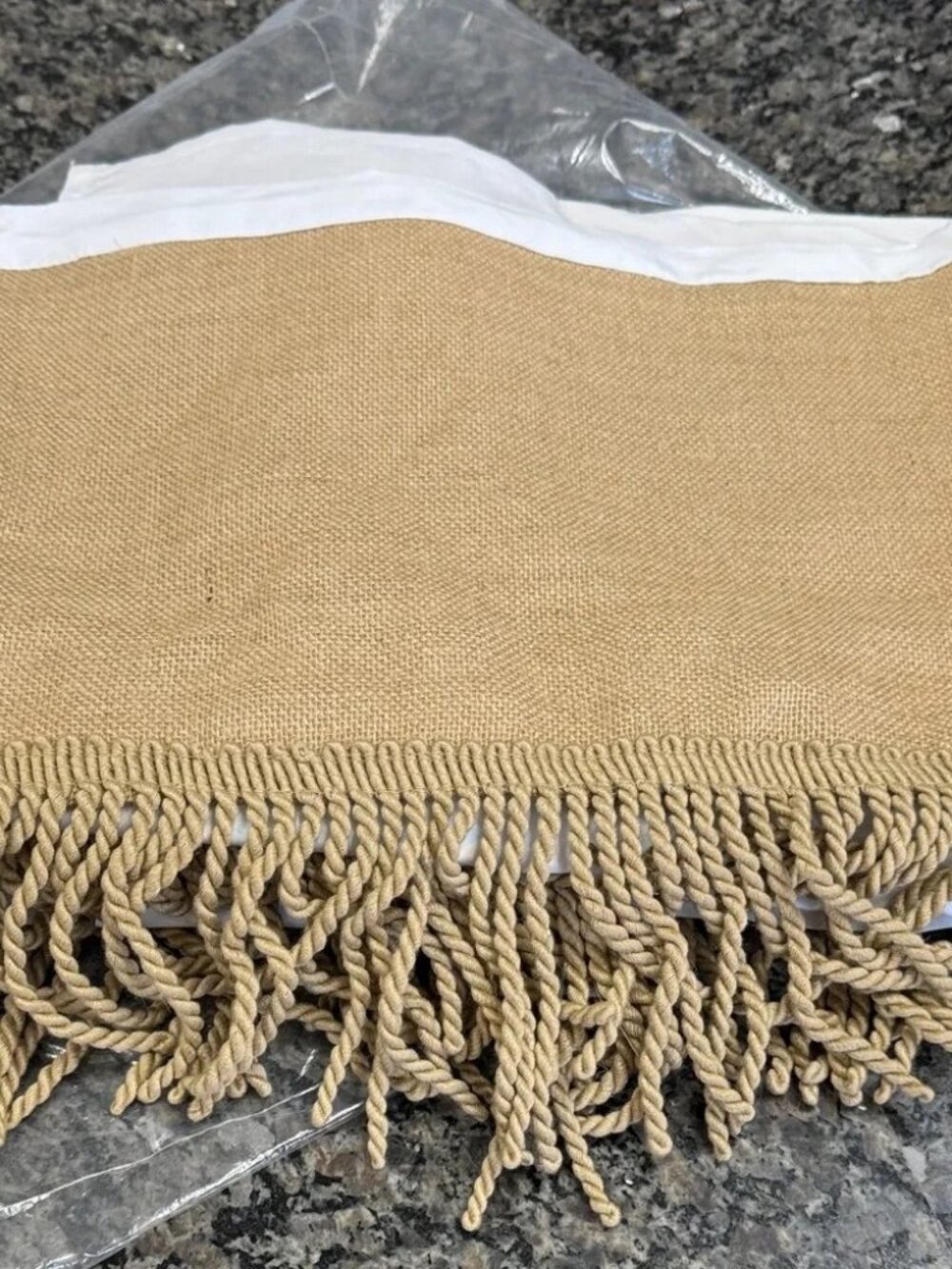 Ballards Queen Burlap Bedskirt - Picture 4 of 6
